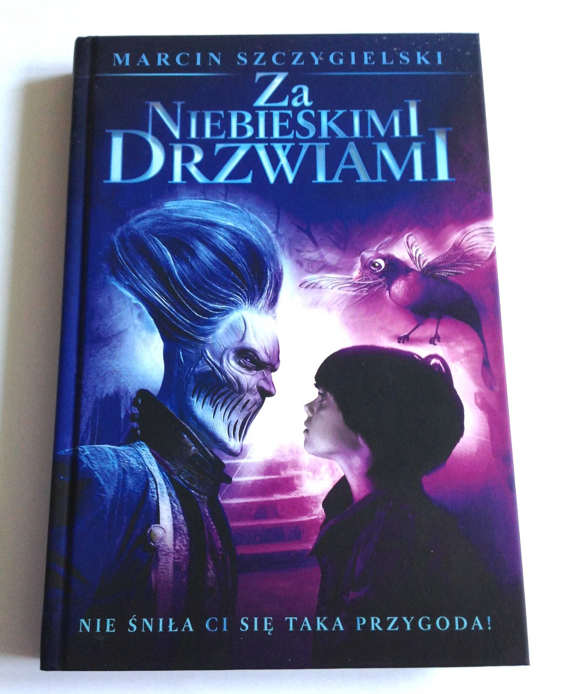 Marcin Szczygielski Za niebieskimi drzwiami z autografem