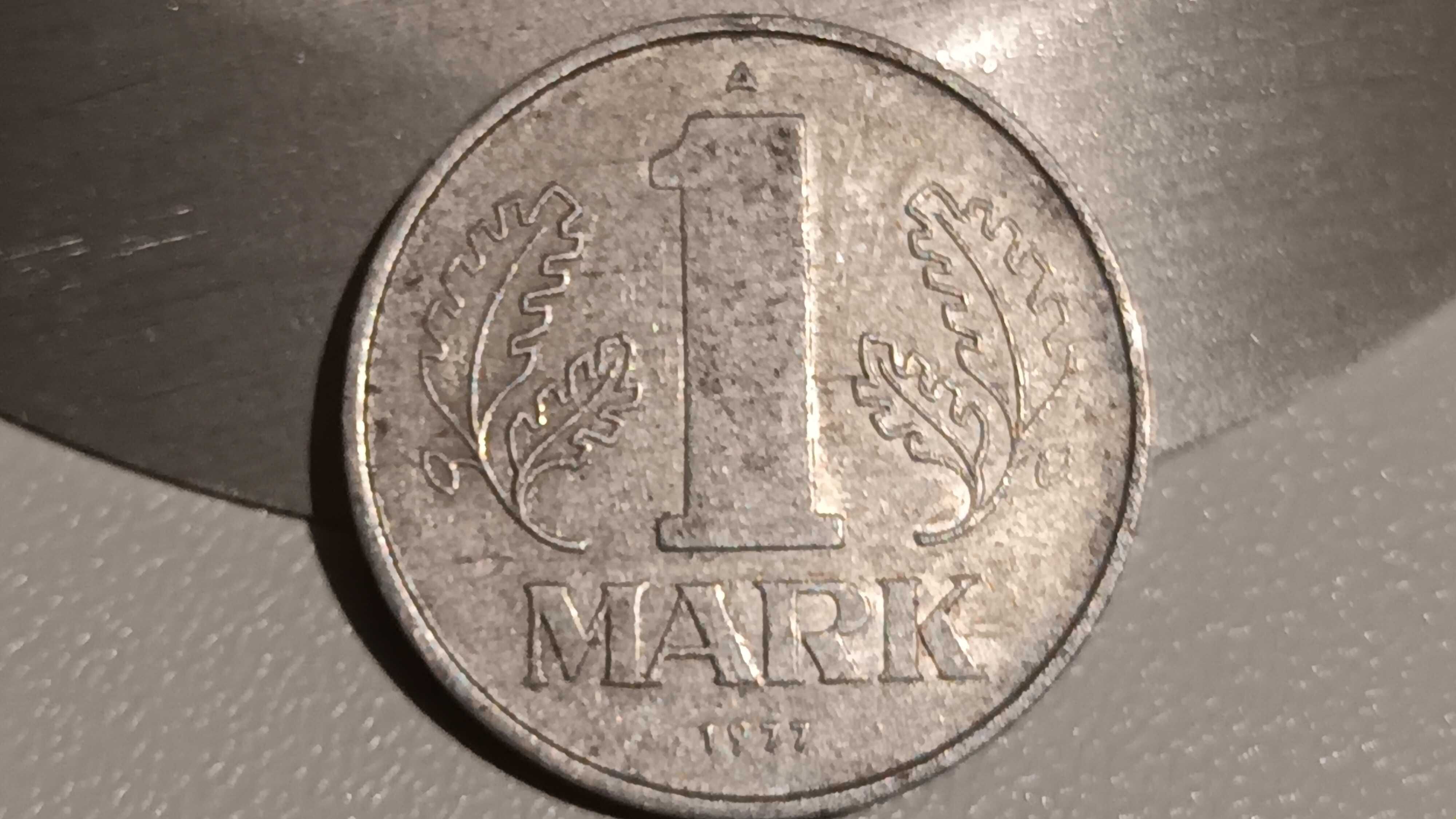 Moneta Niemcy NRD 1 Marka 1977 .A