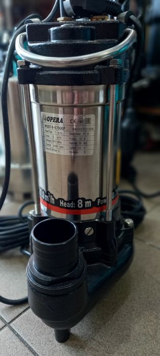 Фекальный насос. Дренажный насос. Насос с режущим механизмом.