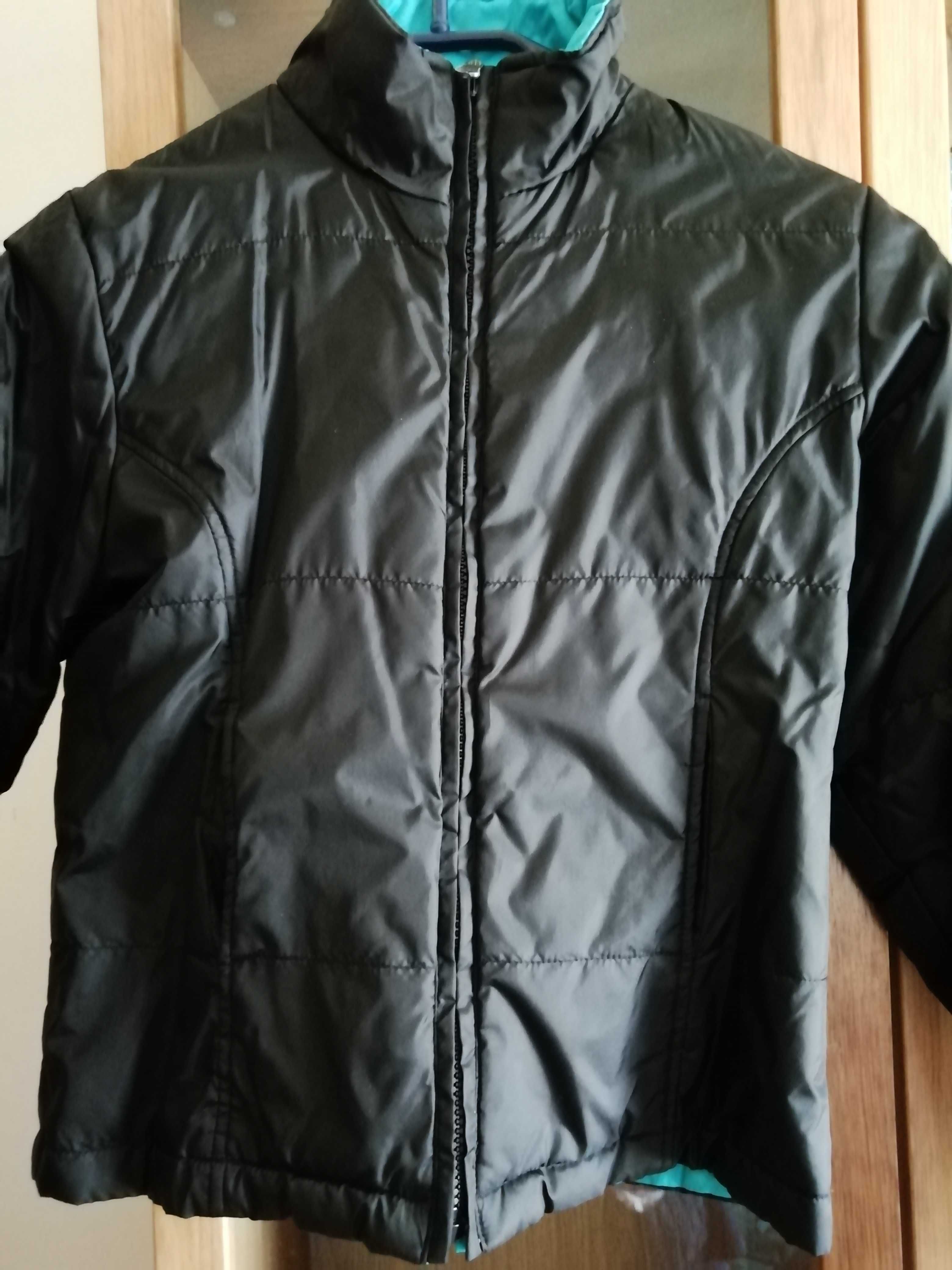 Blusão preto ou azul turquesa marca ITR - veste XS ou 34