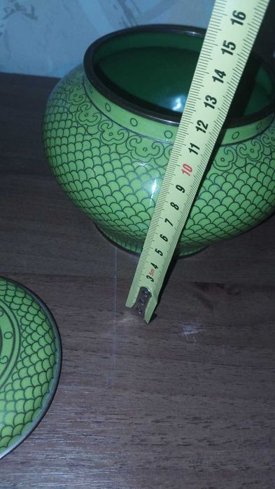 Ваза клуазоне ( перегородчаста емаль), Китай, 60-ті роки ХХ ст.