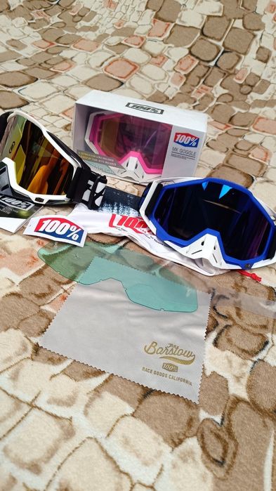 Очки на шолом шлем маска окуляри фулфейс 100% сто процентов