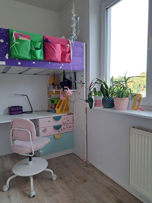 Oddam łóżko piętrowe IKEA i krzesło