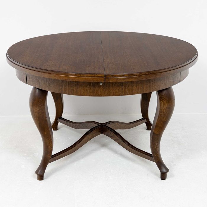 Stylowa jadalnia antyki kredens komoda okrągły stół 6 krzesła komplet