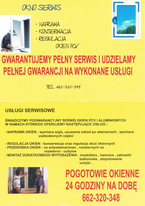 Naprawa okien Kwidzyn