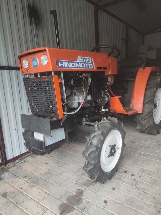Traktorek ogrodniczy Hinomoto c172 z silnikiem diesla Kubota