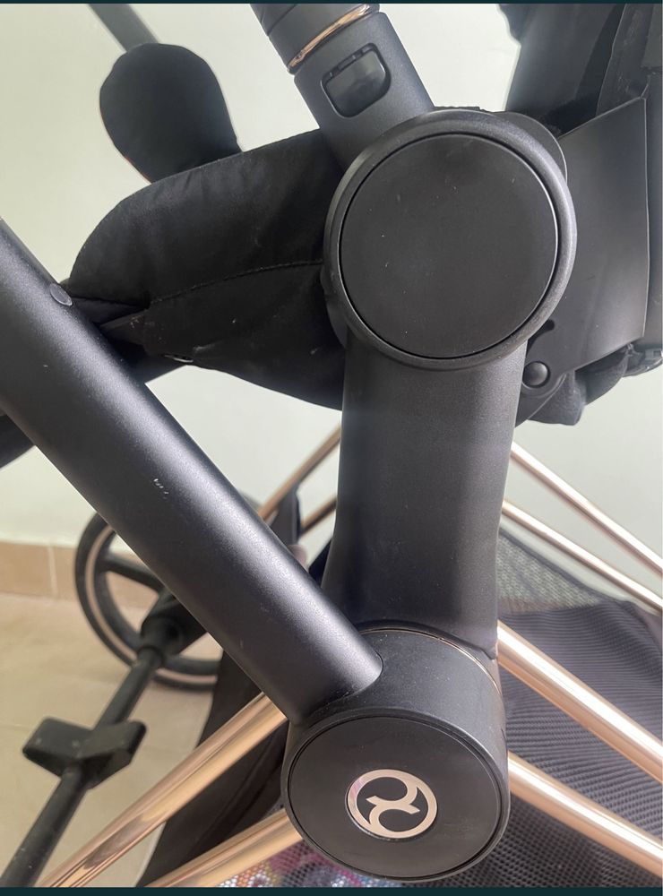 Візок дитячий Cybex Priam (Rebellious/Rosegold) 2 в 1