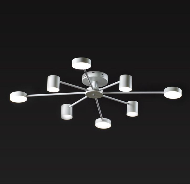 Люстра світлодіодна loft 96W на 8 ламп