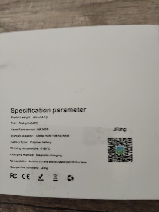 Smart Ring novo, tamanho 12.