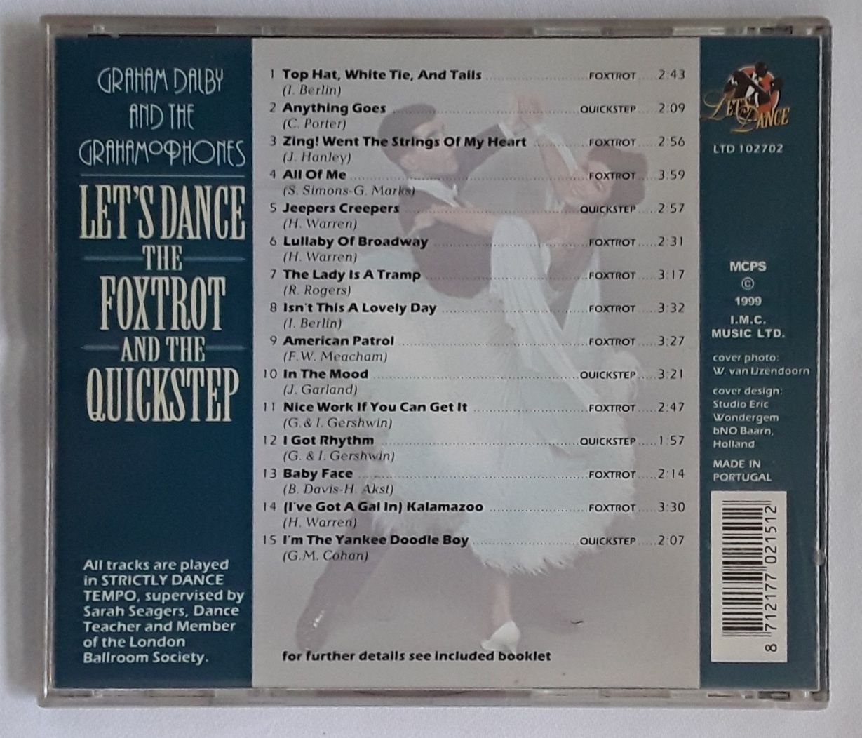 Cd's original Let's Dance Foxtrot e Quickstep