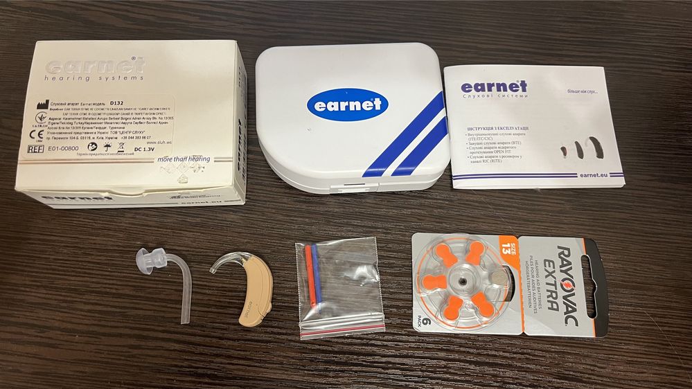 Слуховий апарат Earnet D132