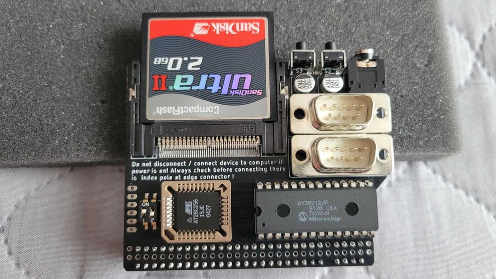 ZX Spectrum DivIDE_AY + CF Card 2GB