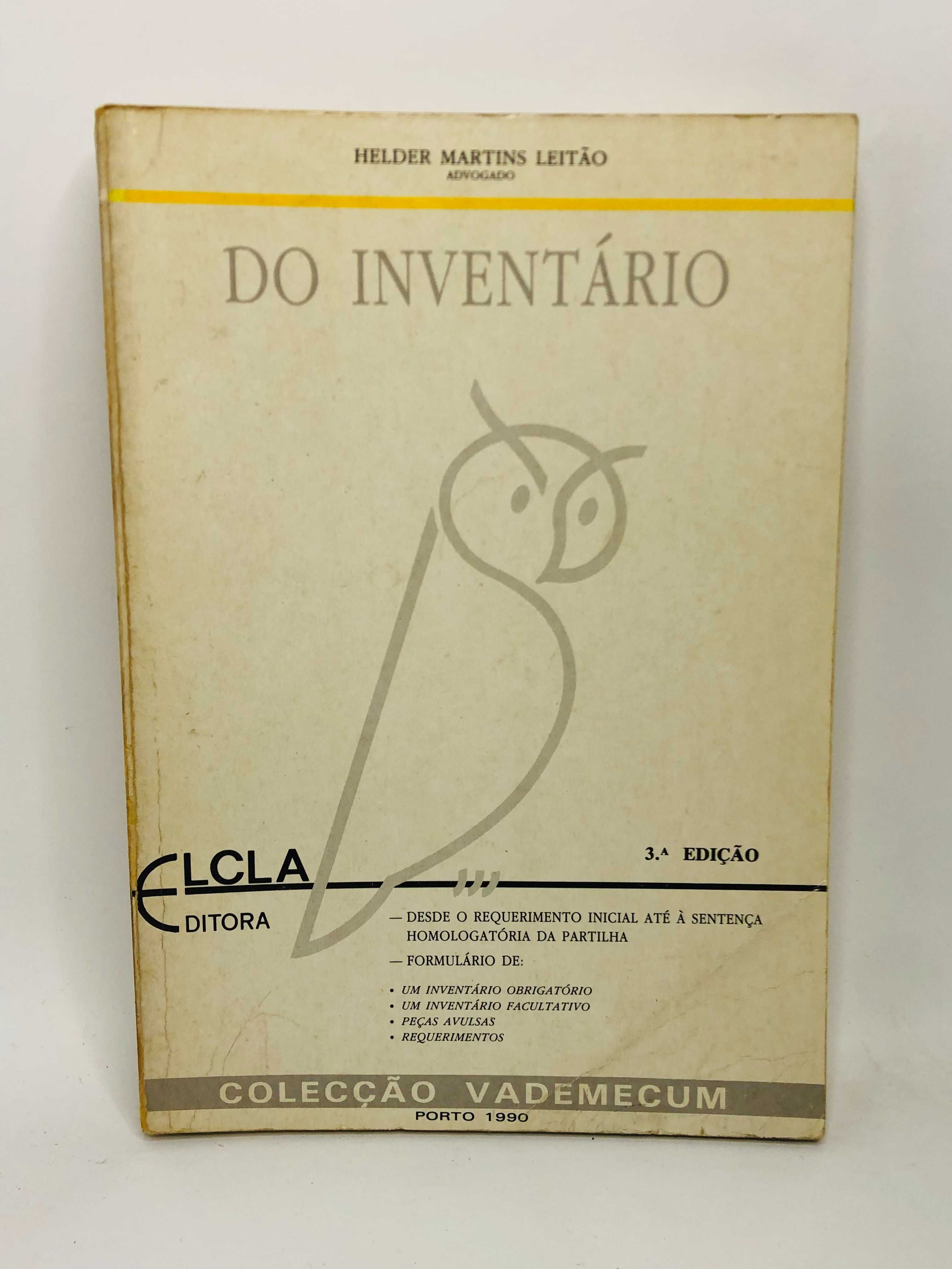 Do Inventário 3ª Edição - Helder Martins Leitão