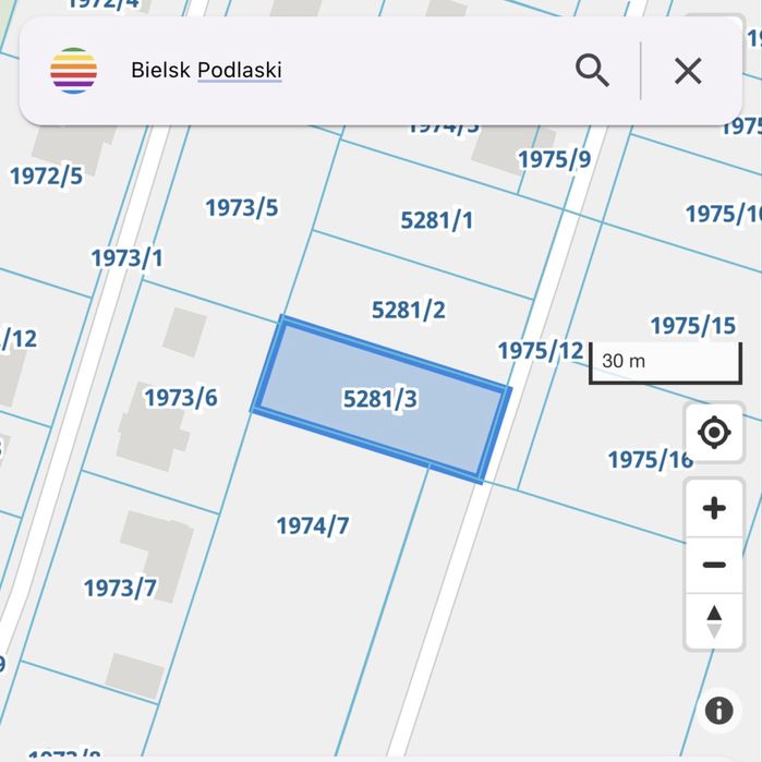 Działka pod budowę domu ul.Ogrodowa