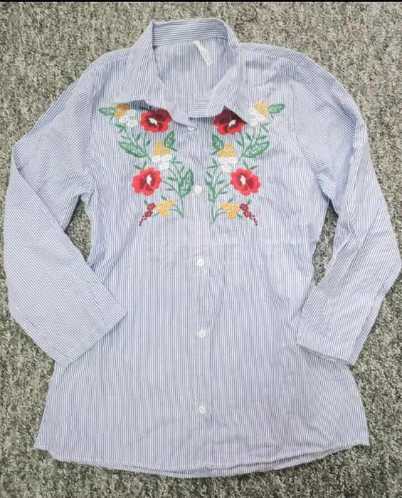 Koszula damska niebieska