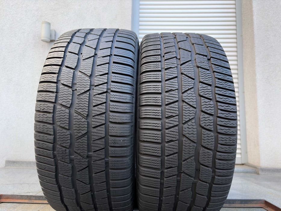 2szt zimowe 255/45R17 Continental 7,4mm 2021r świetny stan! Z1009 gwar