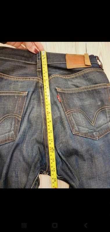 Levis klasyk na guziki Levi's 501 W32 L30  L 40 szerokie nogawki