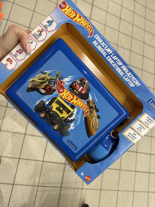 Laptop edukacyjny lexibook hot wheels
