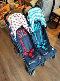 Wózek dziecięcy spacerowy dla bliźniaków Cosatto