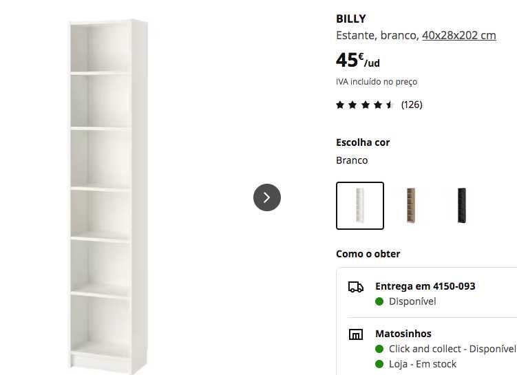 estantes ikea modelo billy