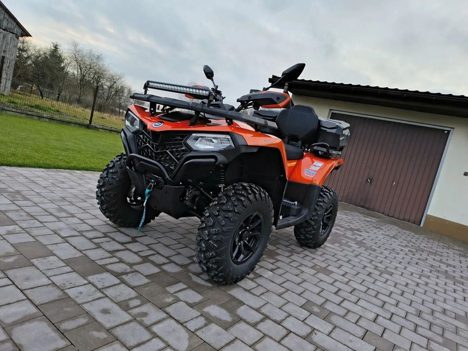 CFMoto CForce CFORCE 520L 4x4 Long EPS Grzane Siedzenie+Manetki Kufer Wyciągarka Hak