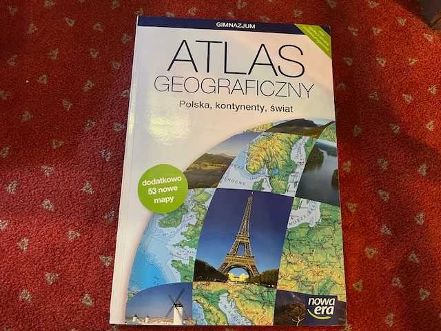 Atlas geograficzny. Polska, kontynenty, świat. Nowa Era