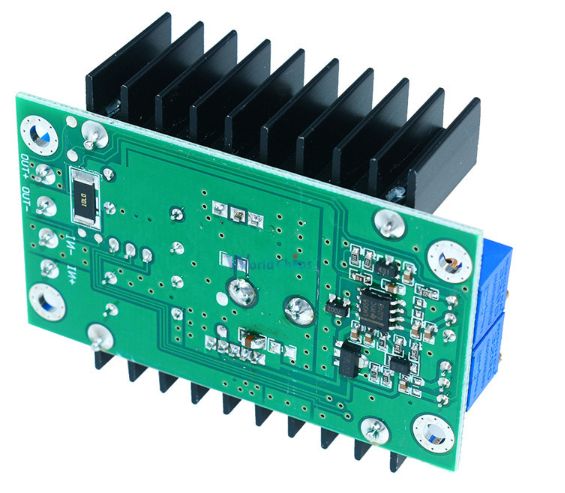 Понижающий DC-DC 9A преобразователь с регулировкой тока 9А 7-40В