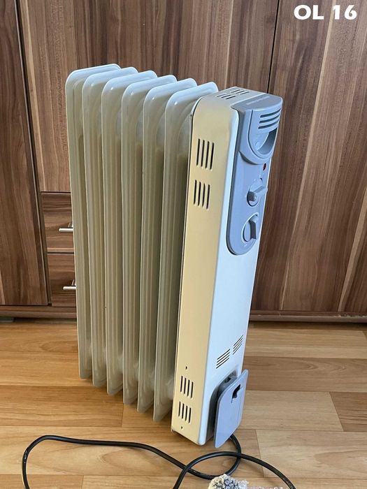 Grzejnik olejowy żeberkowy 1500W olejak wolnostojący przenośny