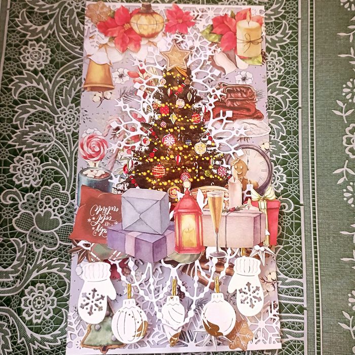 Новогодние открытки ручной работы.