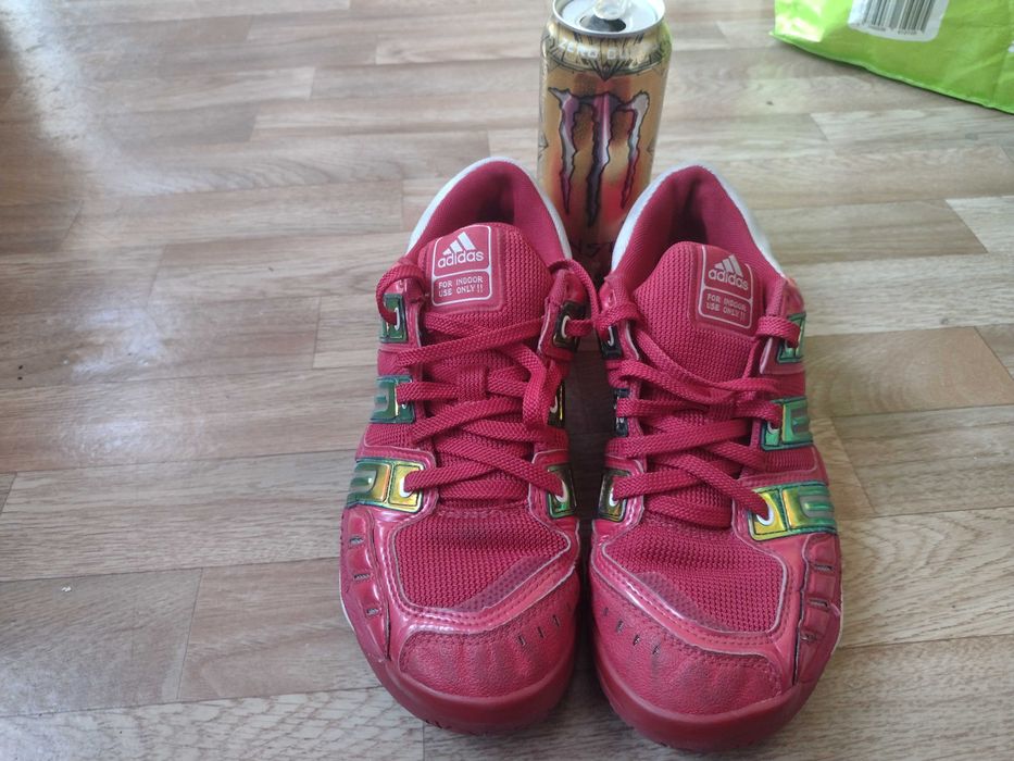 Adidas stabil fajne buty czerwono -zlote