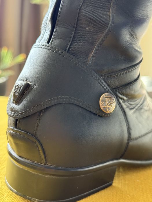 SERGIO GRASSO Oficerki Jeździeckie Skórzane Rozmiar 38 Vibram