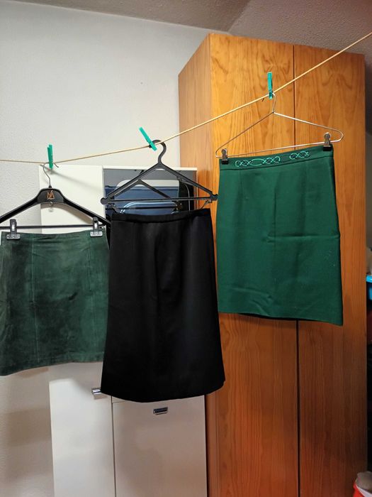 Calças, Saias, Blazers, Trench Coat e blusas Diversas