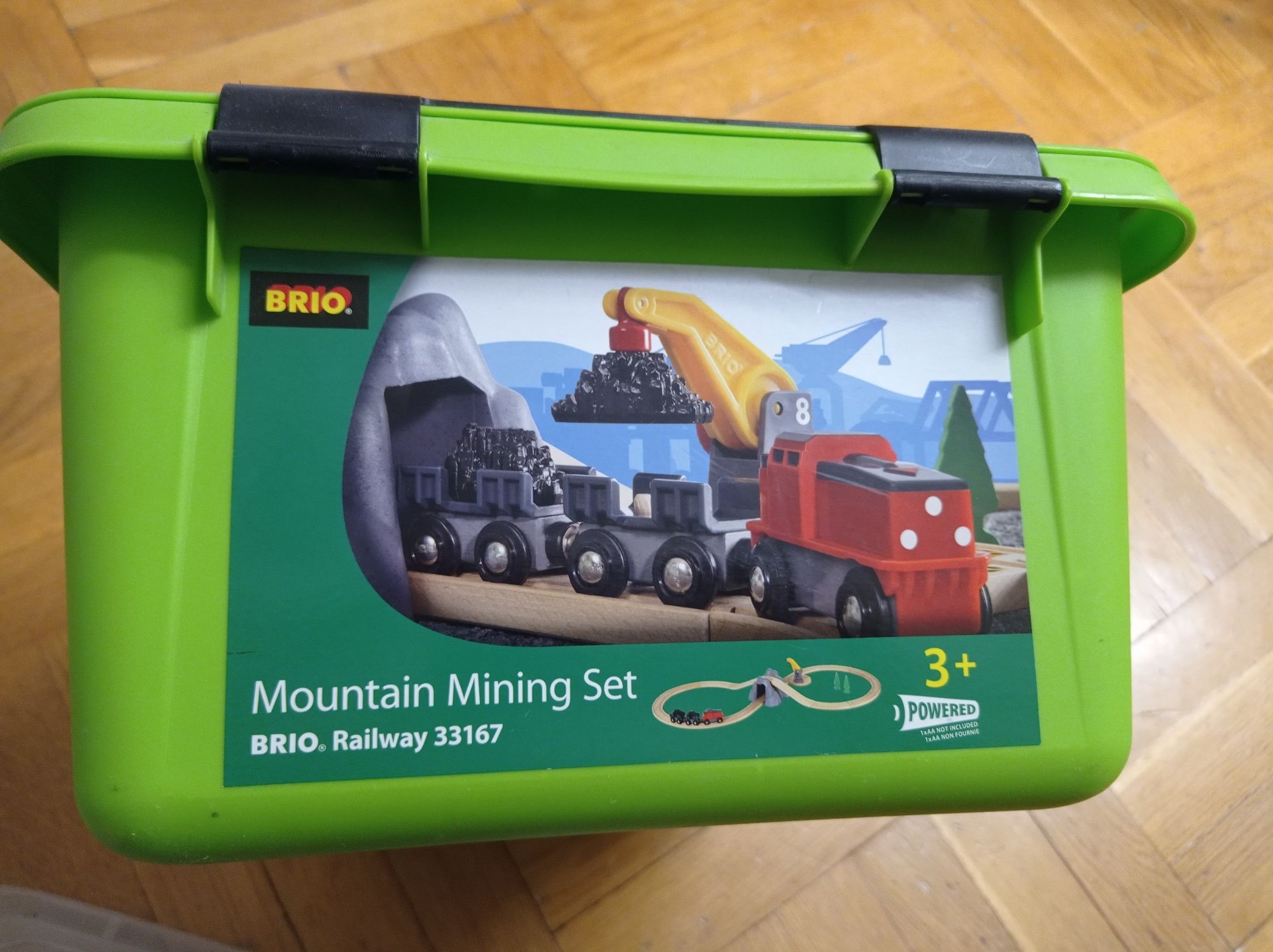Деревянная железная дорога набор brio ikea Mountain Mining Set  33167