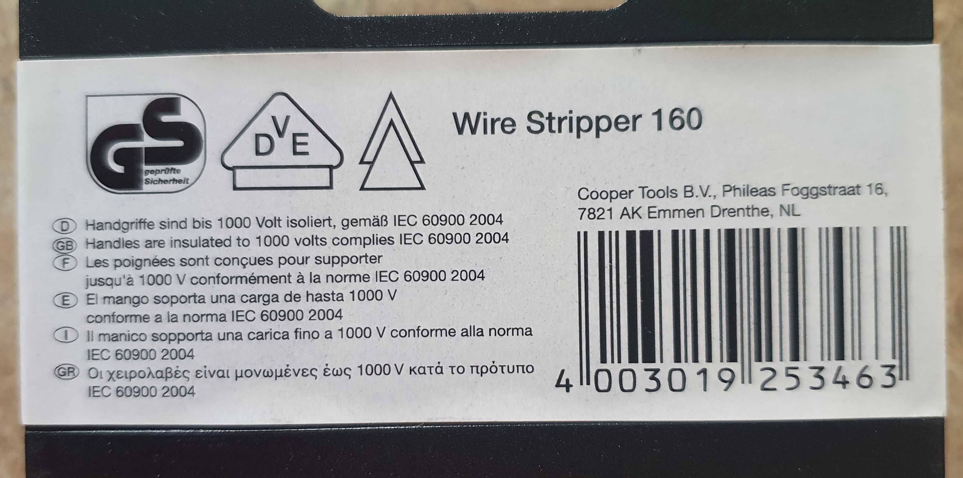 Narzędzia Weller 1000V, VDE, GS, IEC 60900:2004 (komplet 5 szt.)