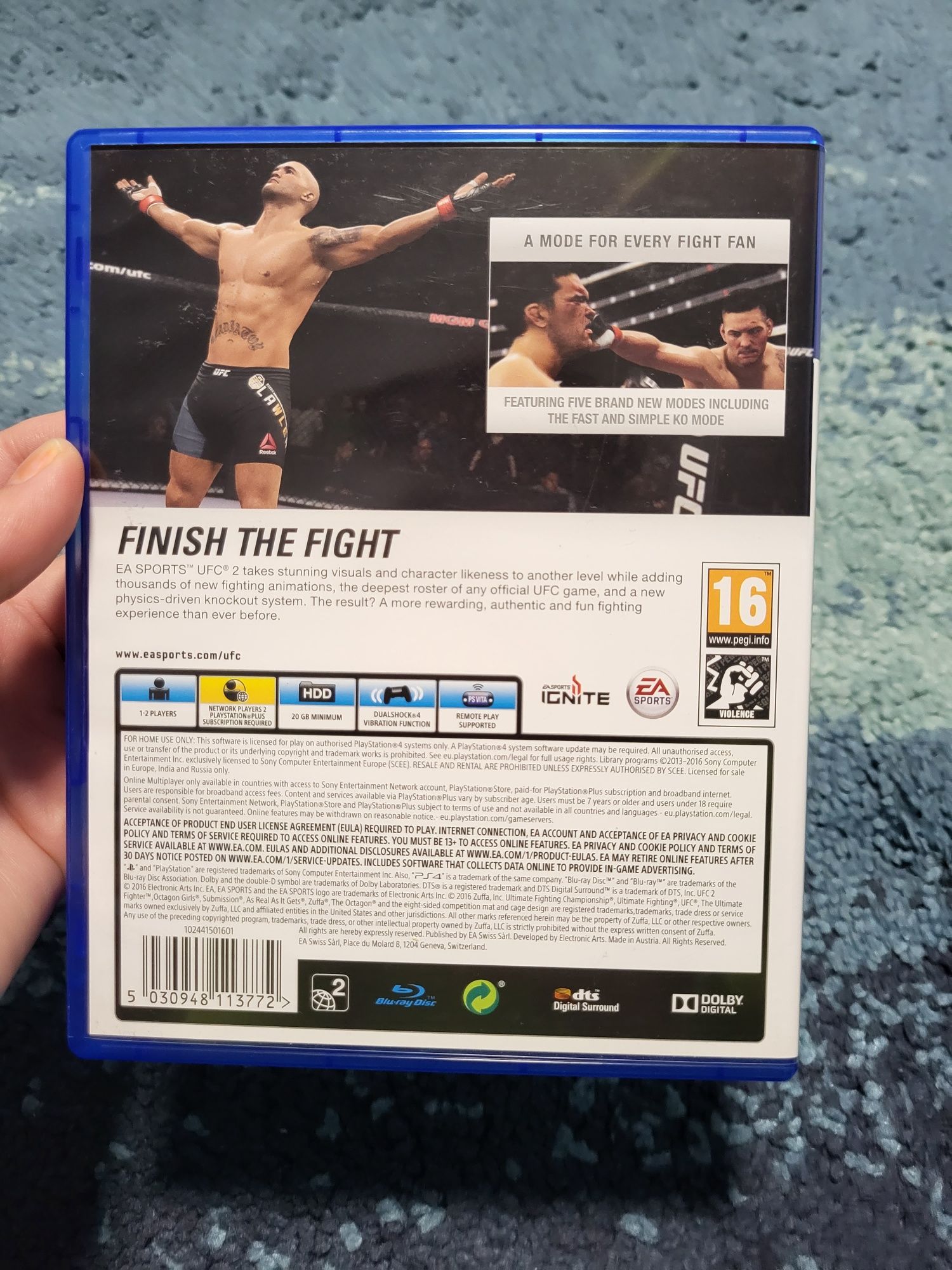 Jogo "UFC 2" PS4