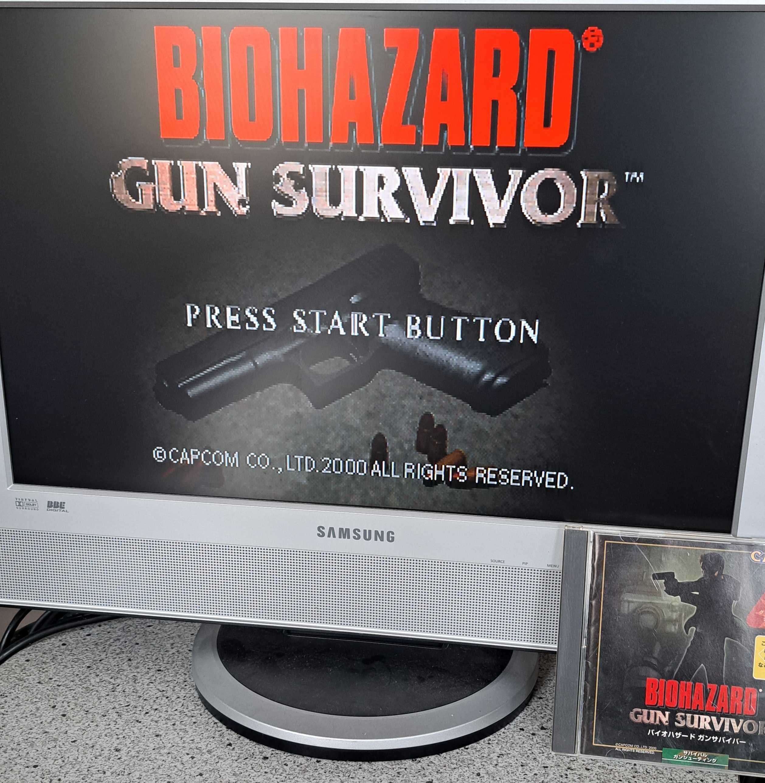 Gra Biohazard: Gun Survivor, PS1, import Japonia