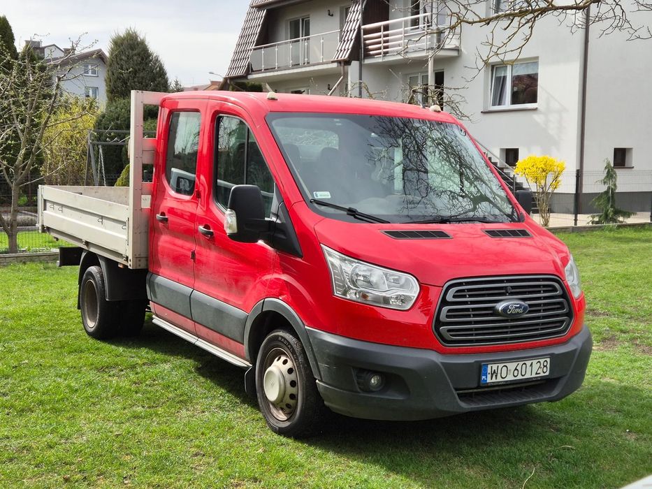 Ford Transit  doka 6 miejsc plandeka RWD bliźniak skrzynia 12/2017 salon PL