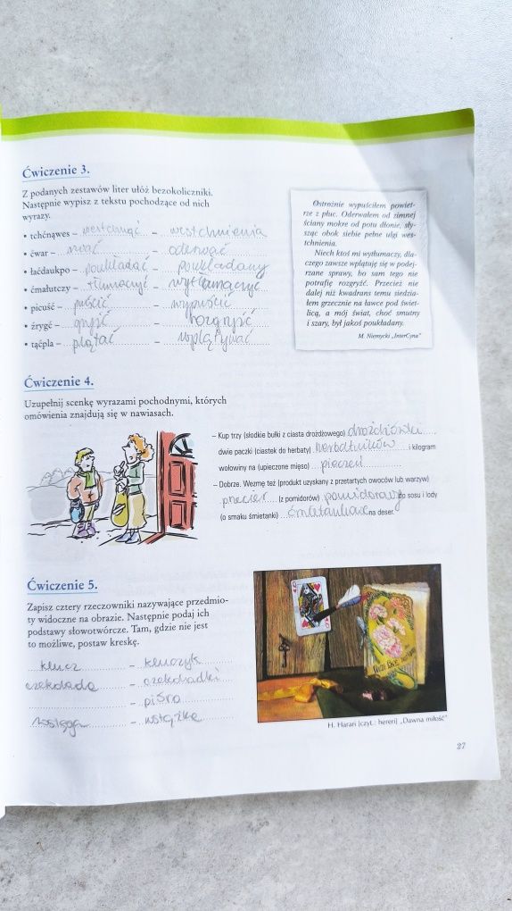 Słowa na czasie 3. Podręcznik do kształcenia językowego z ćwiczeniami