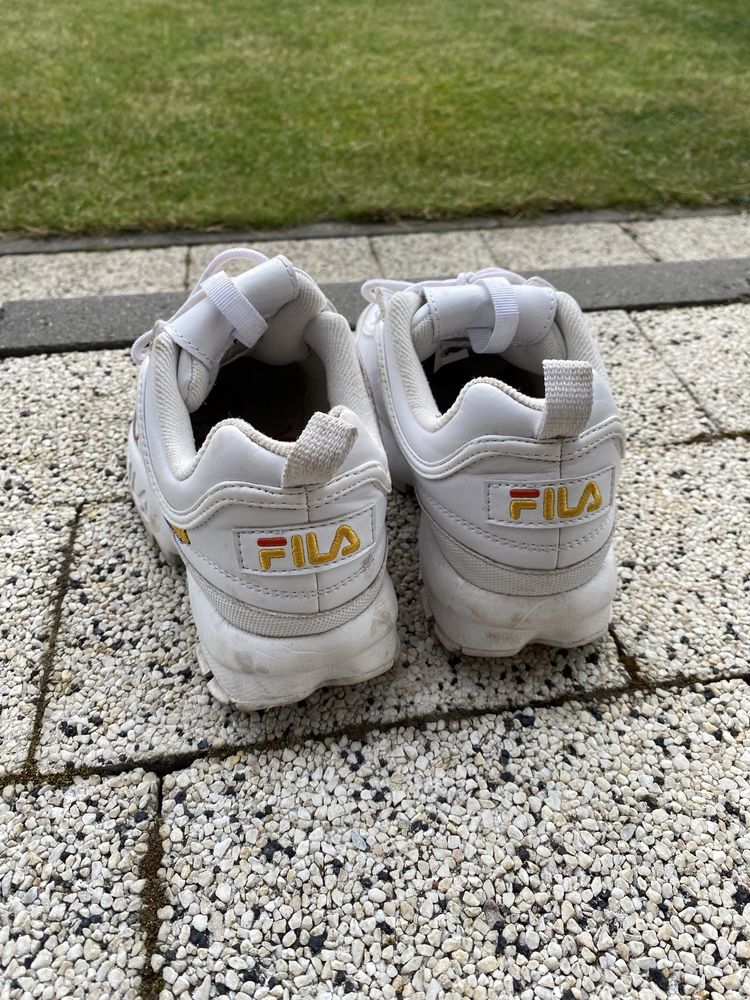 Fila Disruptor biale limitowana kolekcja oryginalne rozmiar 37/38