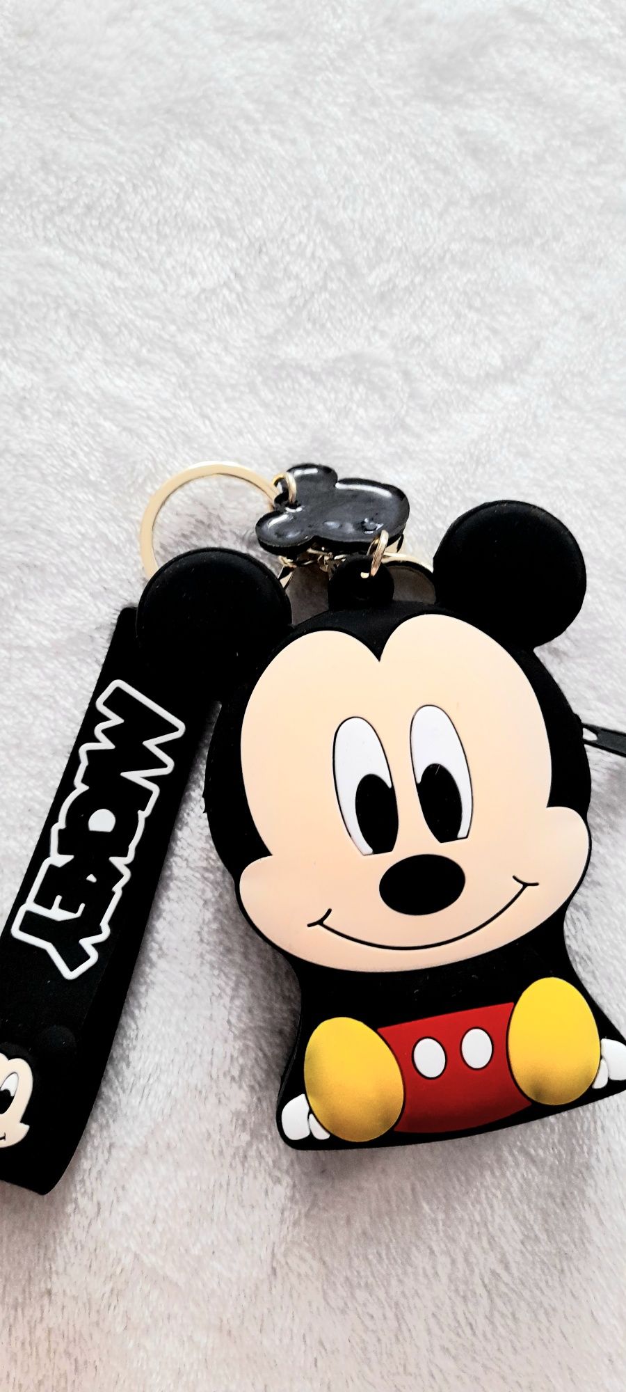 śliczny brelok myszka Mickey saszetka klucze zawieszka plecak torebka