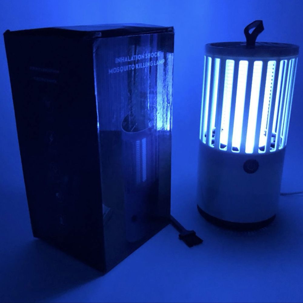 Лампа пастка для комарів працює від usb, поход, ловушка для комаров