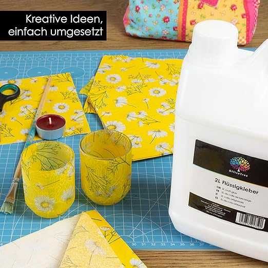 Klej w płynie 2 L do prac ręcznych dla dzieci bez rozpuszczalników