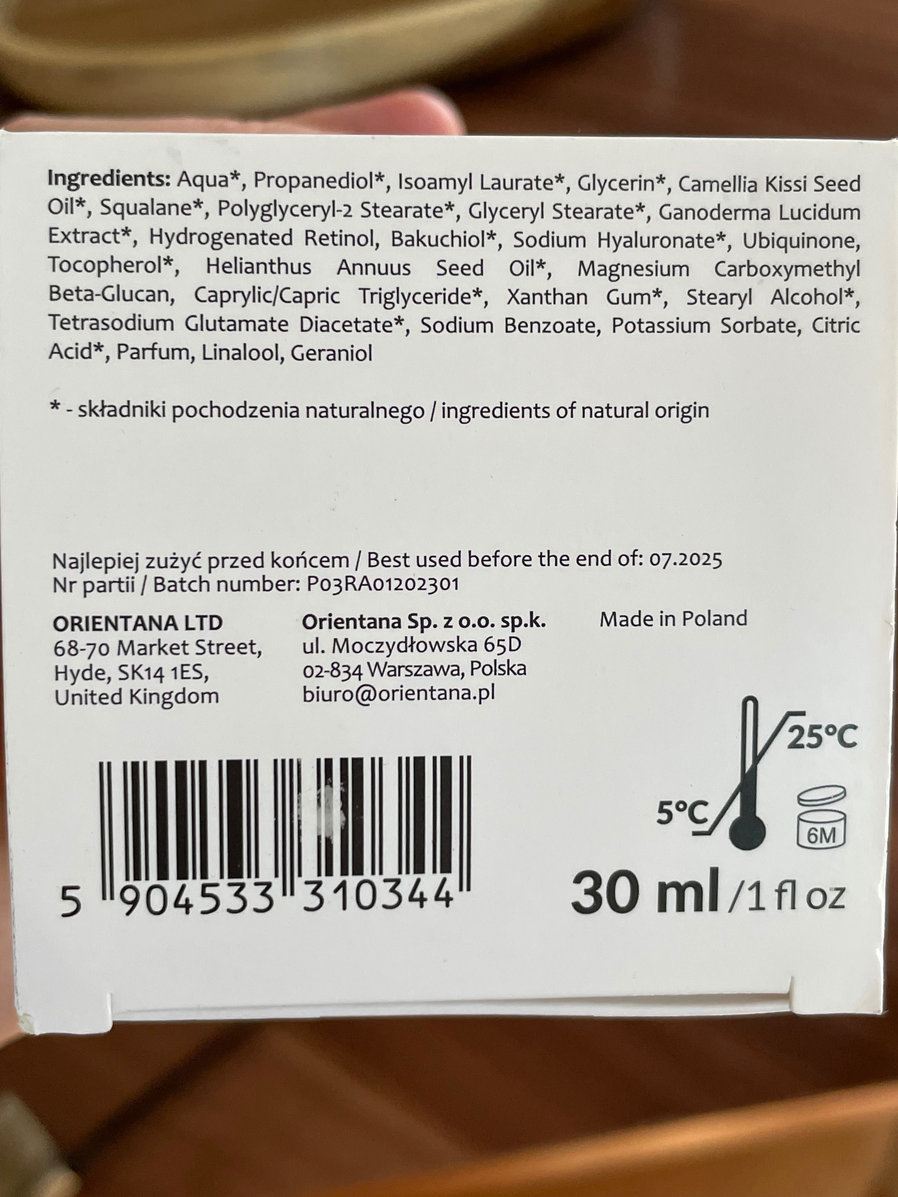 Orientana serum retinol + Basiclab normalizujący żel do mycia twarzy