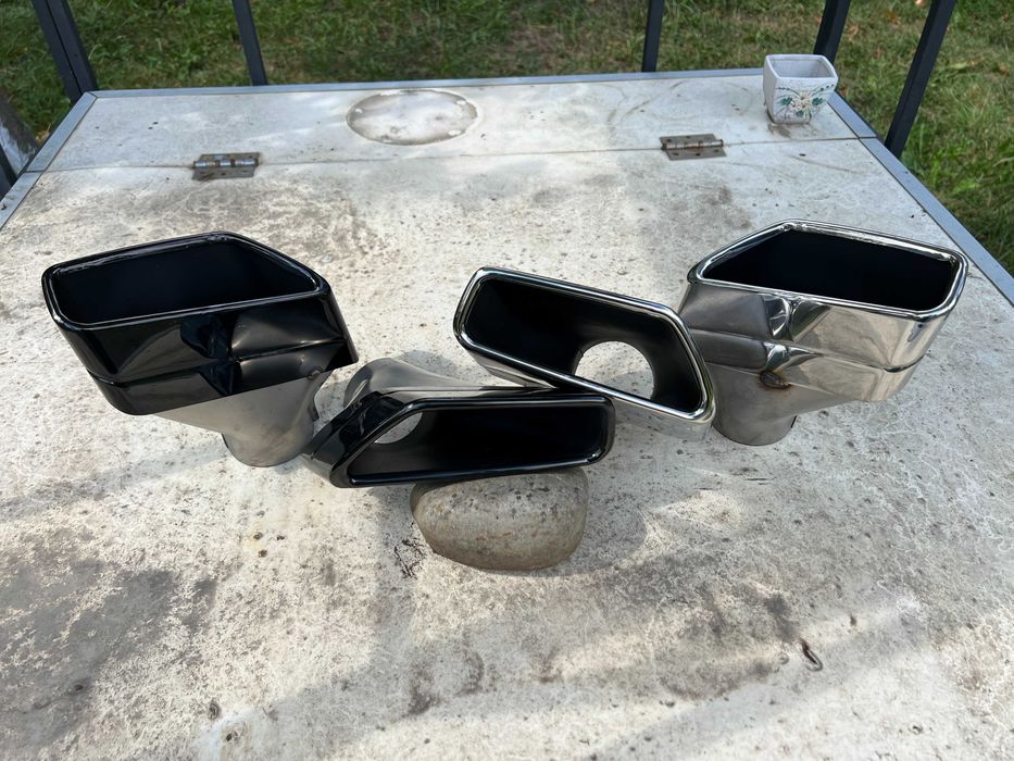 Насадки на выхлоп г30 g30 530i chrome Хром насадка bmw m G30