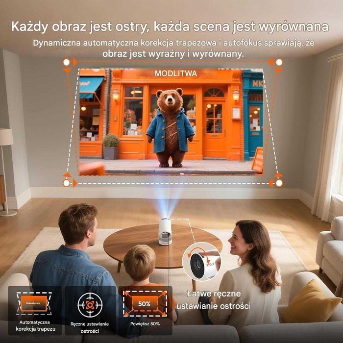 Przenośny projektor Xgody Gimbal3