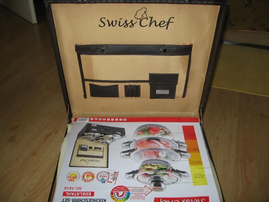 Garnki Swiss Chef  zamienię na hulajnogę elektryczną, skuter, rower