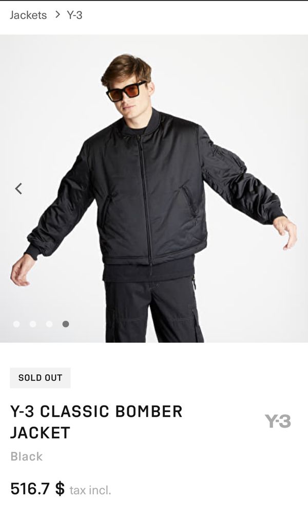 Оригінальна Куртка бомбер Y-3 Classic  bomber jacket  adidas