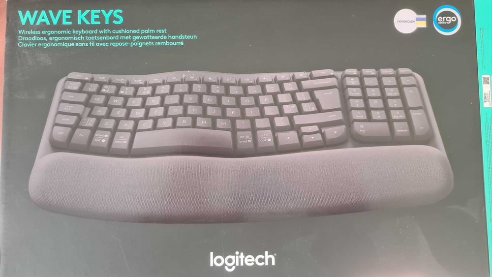 Клавіатура Logitech Wave Keys Wireless/Bluetooth
