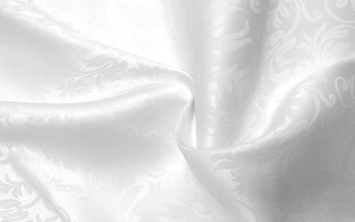 Obrus Biały na Stół Dekoracyjny 160x220 Żakardowy Camille 02