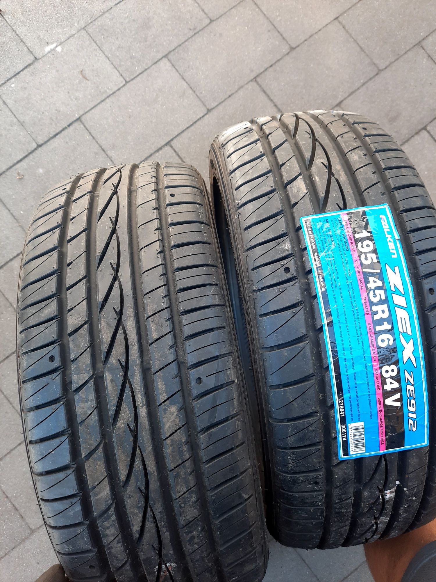 Nowe opony osobowe 195/45R16 Falken